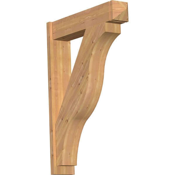 Ekena Millwork Funston Arts & Crafts Smooth Outlooker, Western Red Cedar, 7 1/2"W x 34"D x 46"H OUT08X34X46FST03SWR - main
